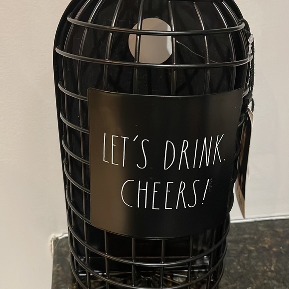 Rae Dunn - LET’S DRINK. CHEERS - wine cork holder - Picture 2 of 5